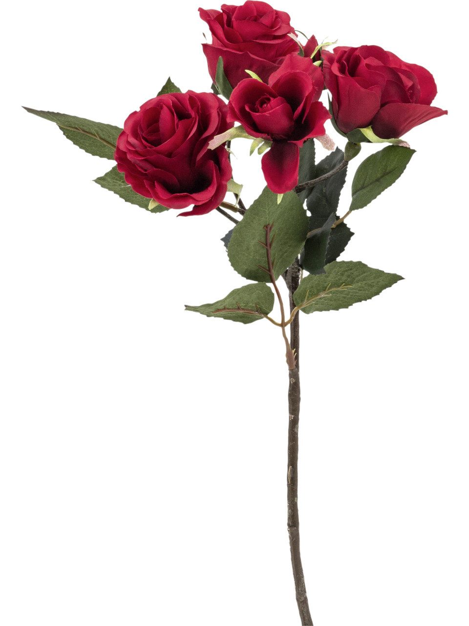 Kunstpflanze artfleur künstlicher Rosen-Zweig, artfleur