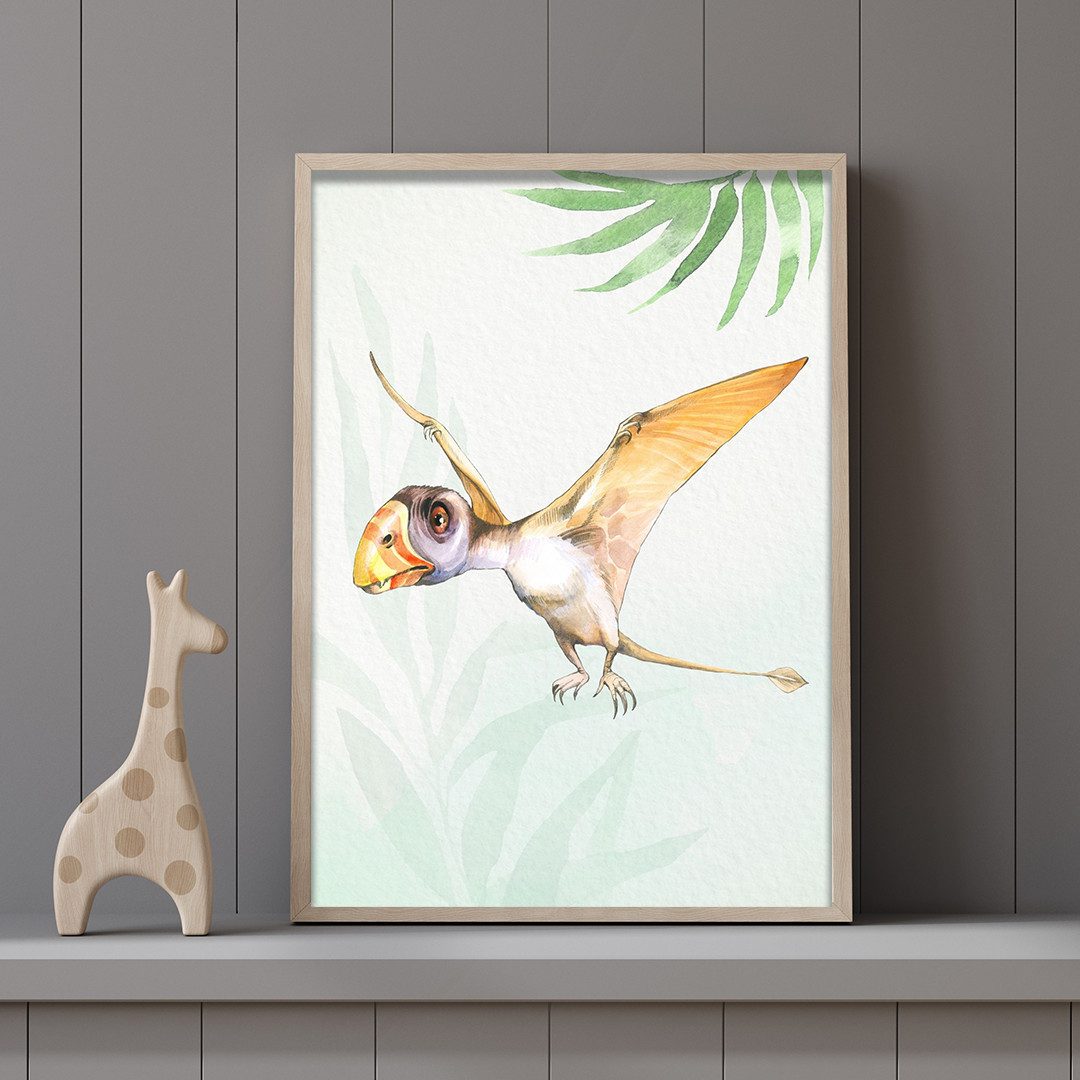 MeinBaby123® Poster Dinosaurier Poster, Dinosaurier Bilder, Babyzimmer Deko, Kinderzimmer Wandbilder – Bild 5 von 5