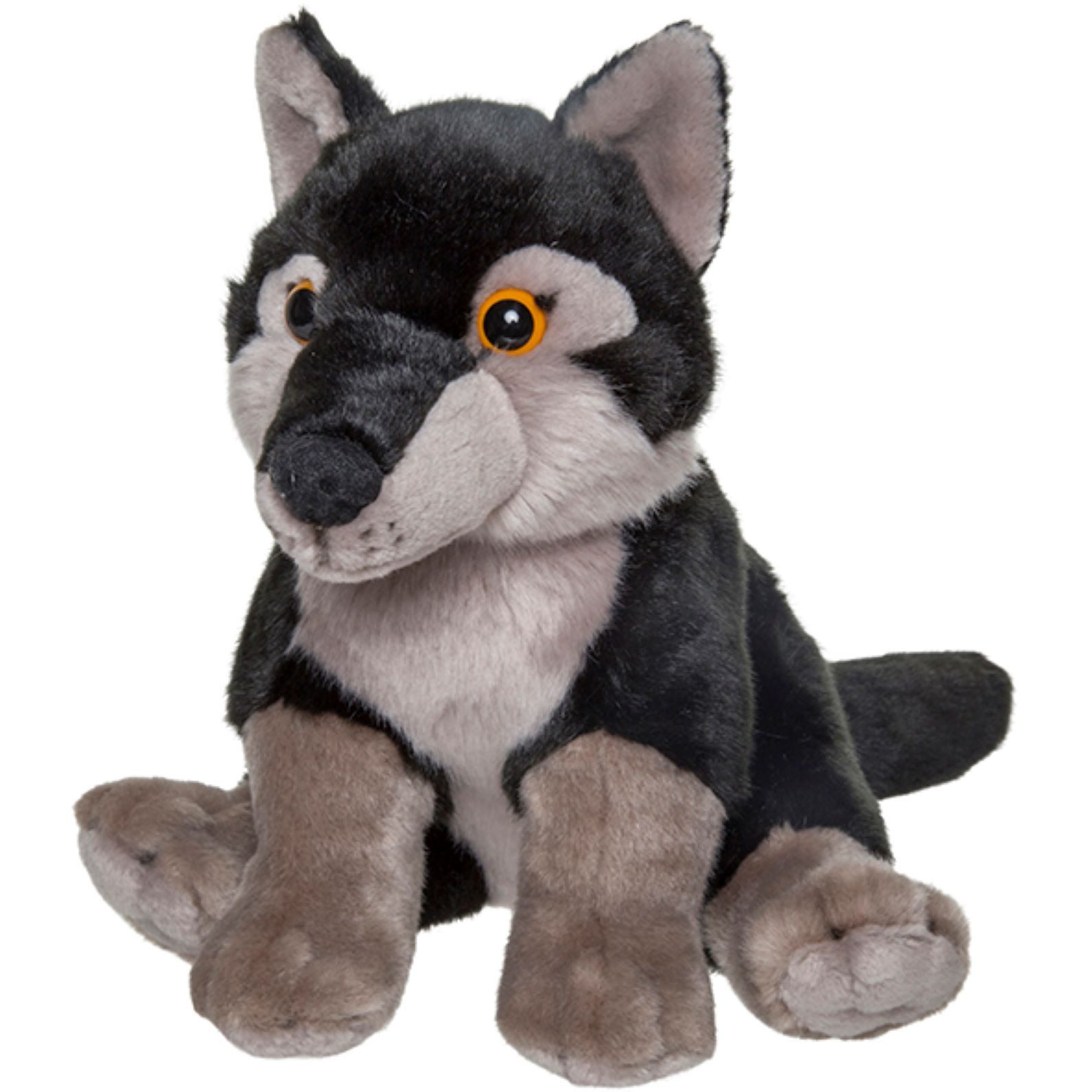 Nature Planet Kuscheltier Nature Planet - Kuscheltier - Plan L - Schwarzer Wolf 22 cm