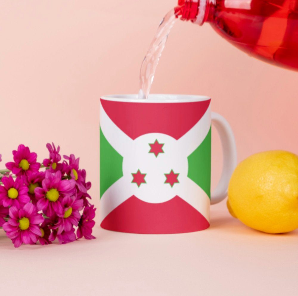 Cup Flagge Becher Tasse Tinisu Büro Kaffee National Burundi Pot Tasse Kaffeetasse