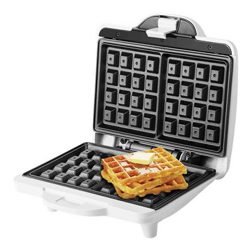 ECG Waffeleisen S 1370, 700 W, Waffeleisen