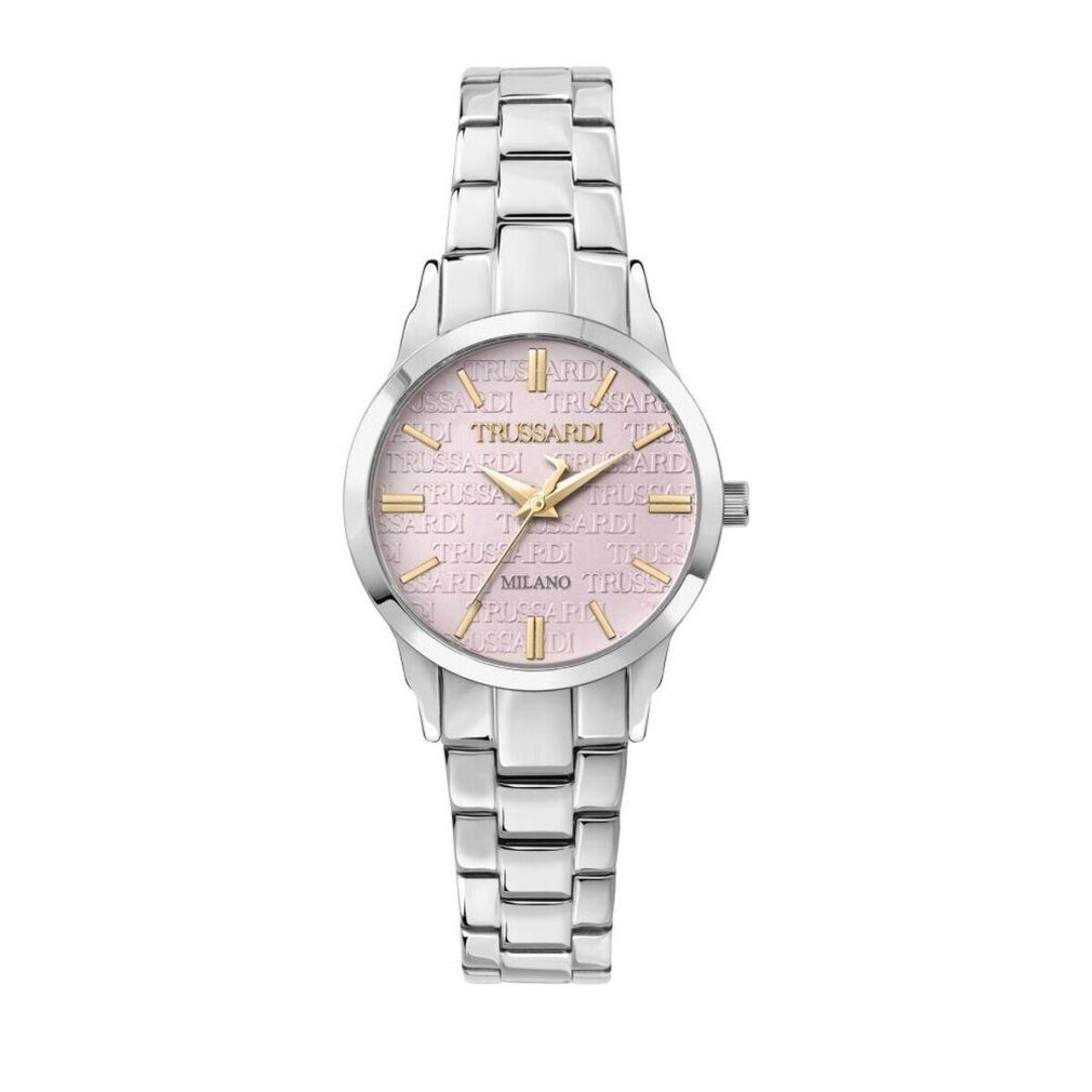 Trussardi Luxusuhr Damen Uhr, T-Bent Kollektion, Nur Zeitanzeige, Edelstahl