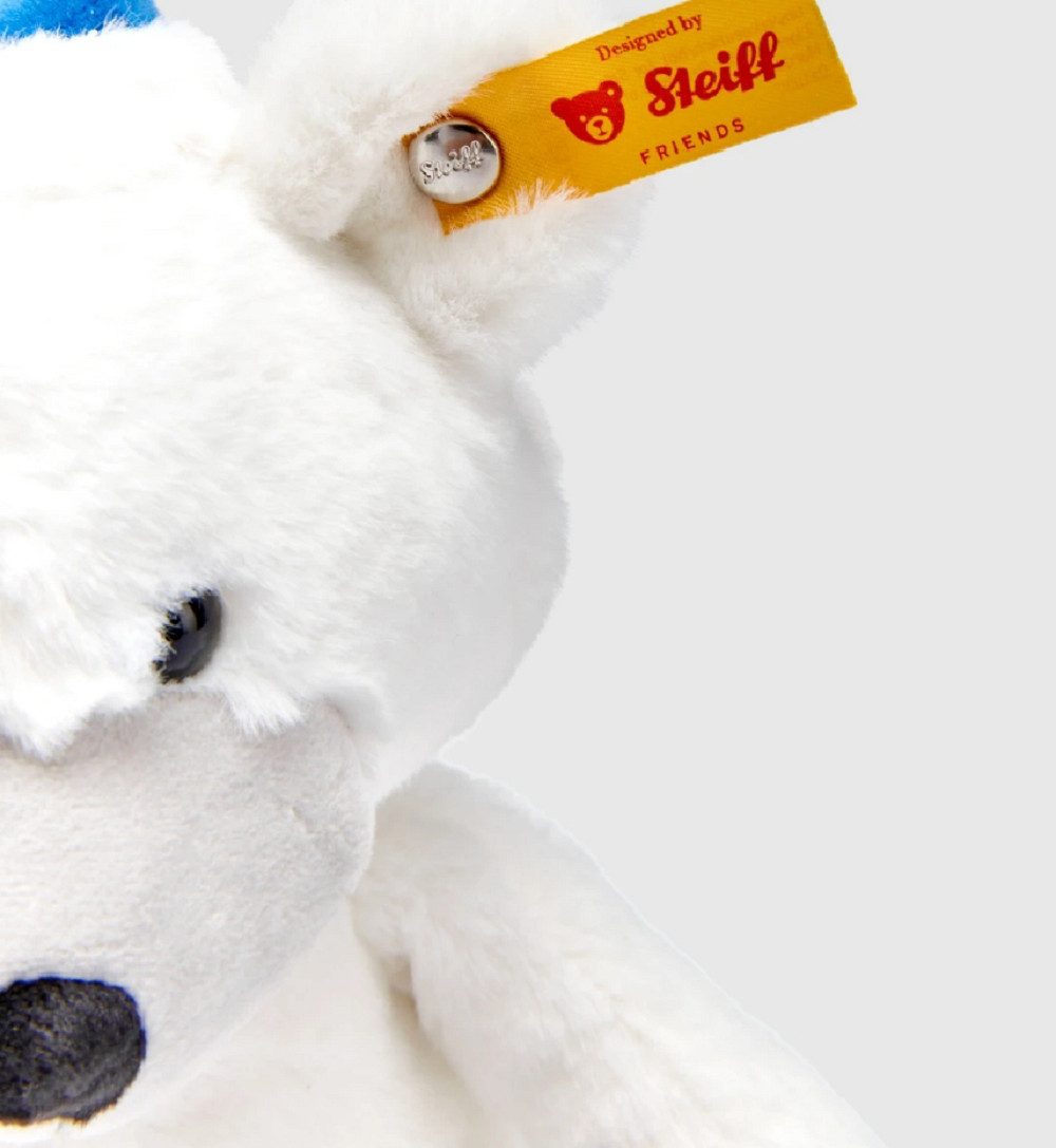 BMW Kuscheltier BMW Teddy Steiff mit Mütze Plüschtier Kuscheltier Weiss (1-St)