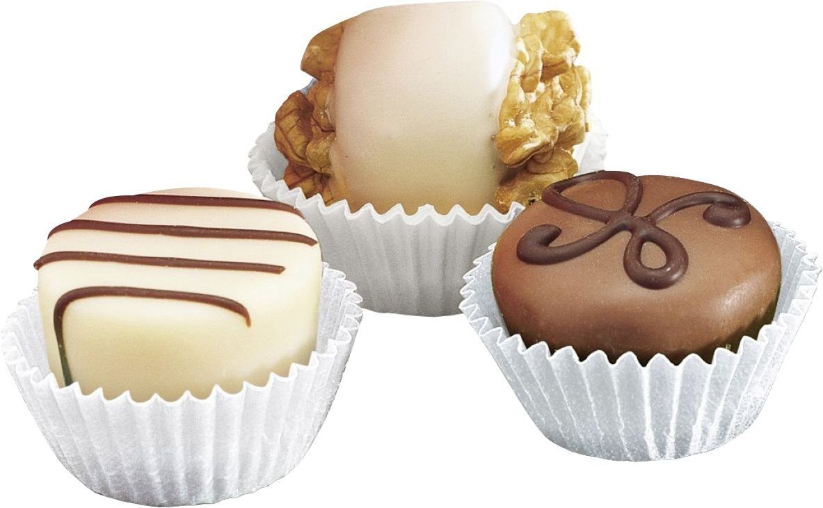 Zenker Backblech Zenker Papier-Pralinenförmchen 200 Stück, Leinen