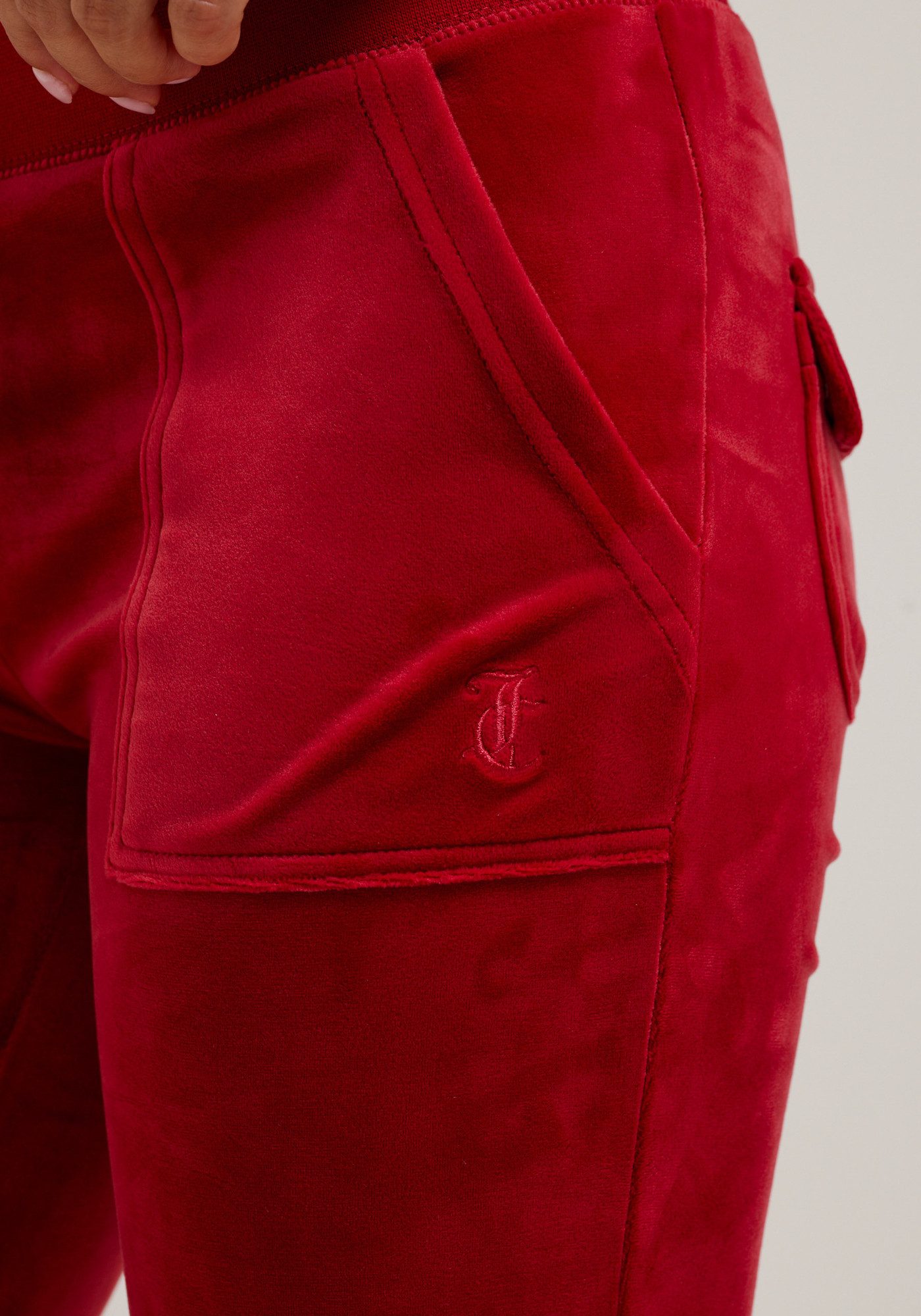 Juicy Couture Sweathose DEL RAY PANT _ Damen Trainingshose Damen, Sweathose, Velour, Jogginghose mit Glitzer, Sale
