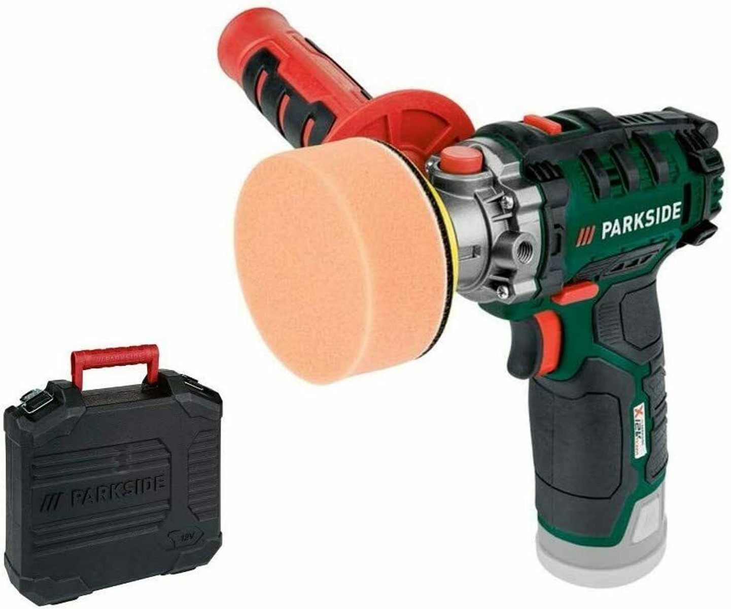 Parkside Akku-Poliermaschine PARKSIDE Akku-Ausbesserungspolierer PAAP 12 B2 ohne Akku und Ladegerät