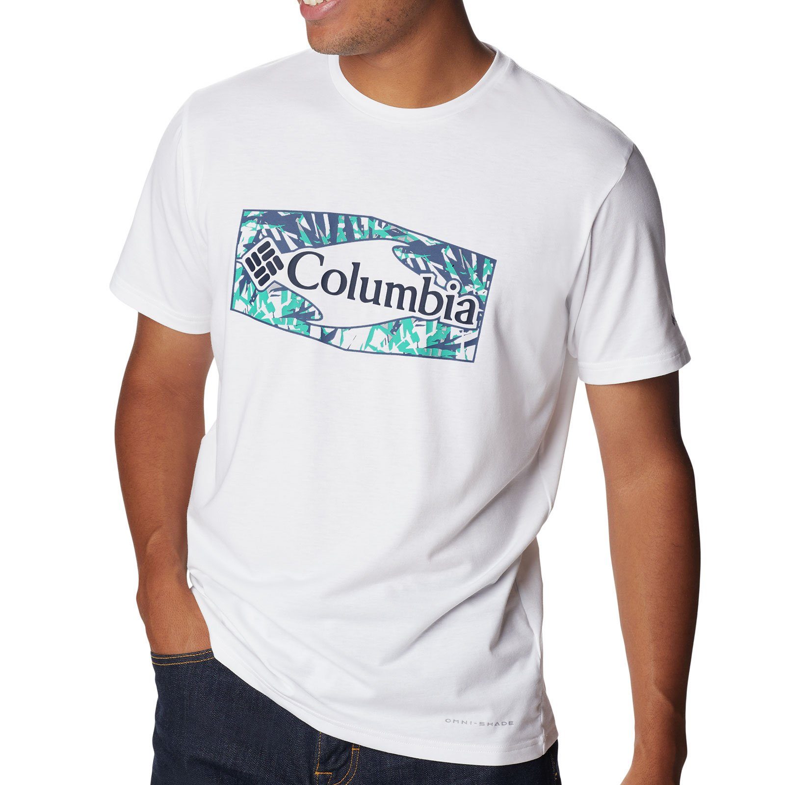 Columbia Kurzarmshirt Sun Trek™ Short Sleeve Graphic Tee mit Rundhalsaussch günstig online kaufen