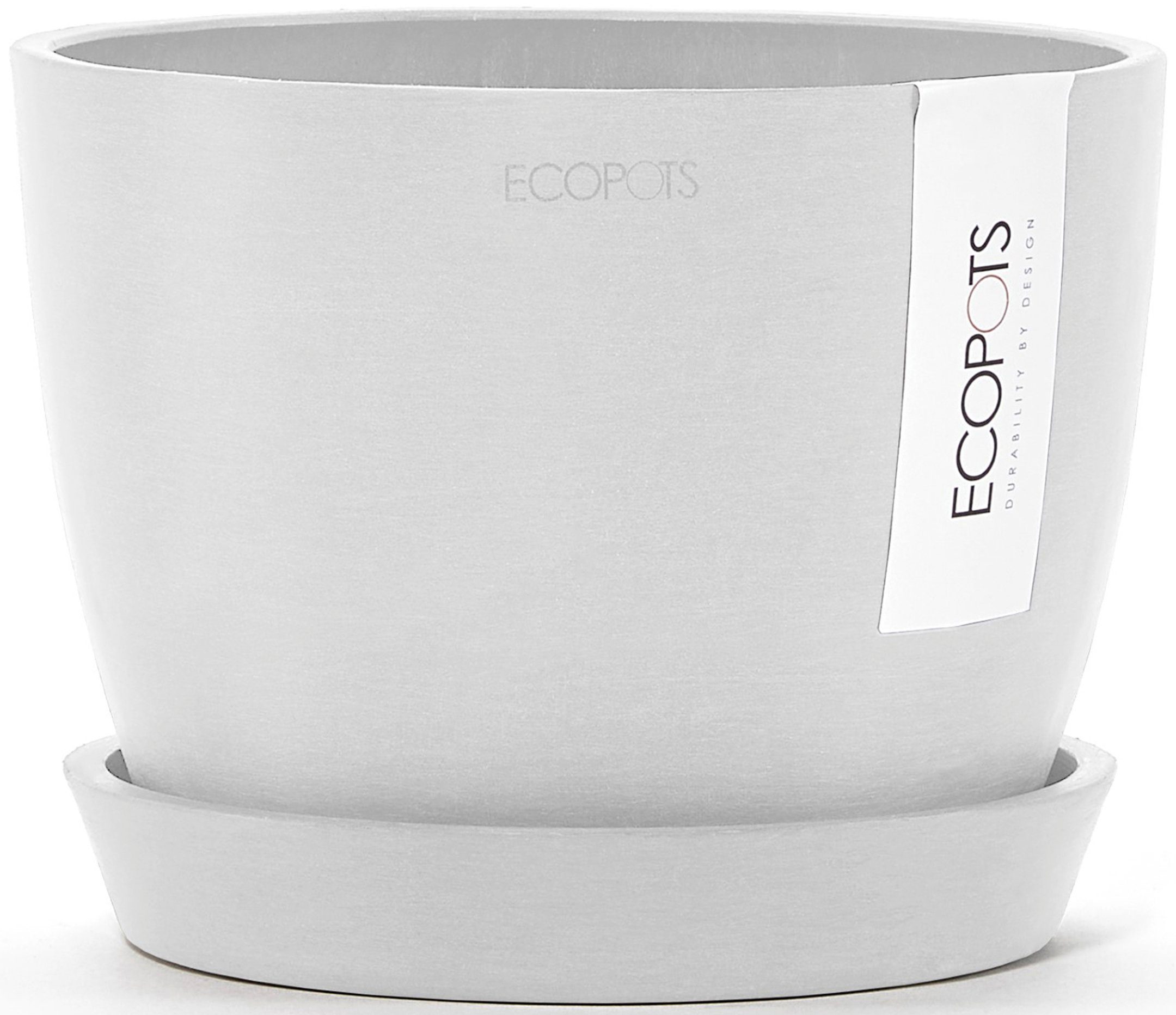 ECOPOTS Blumentopf Stockholm Mini 16 Weiß, günstig online kaufen