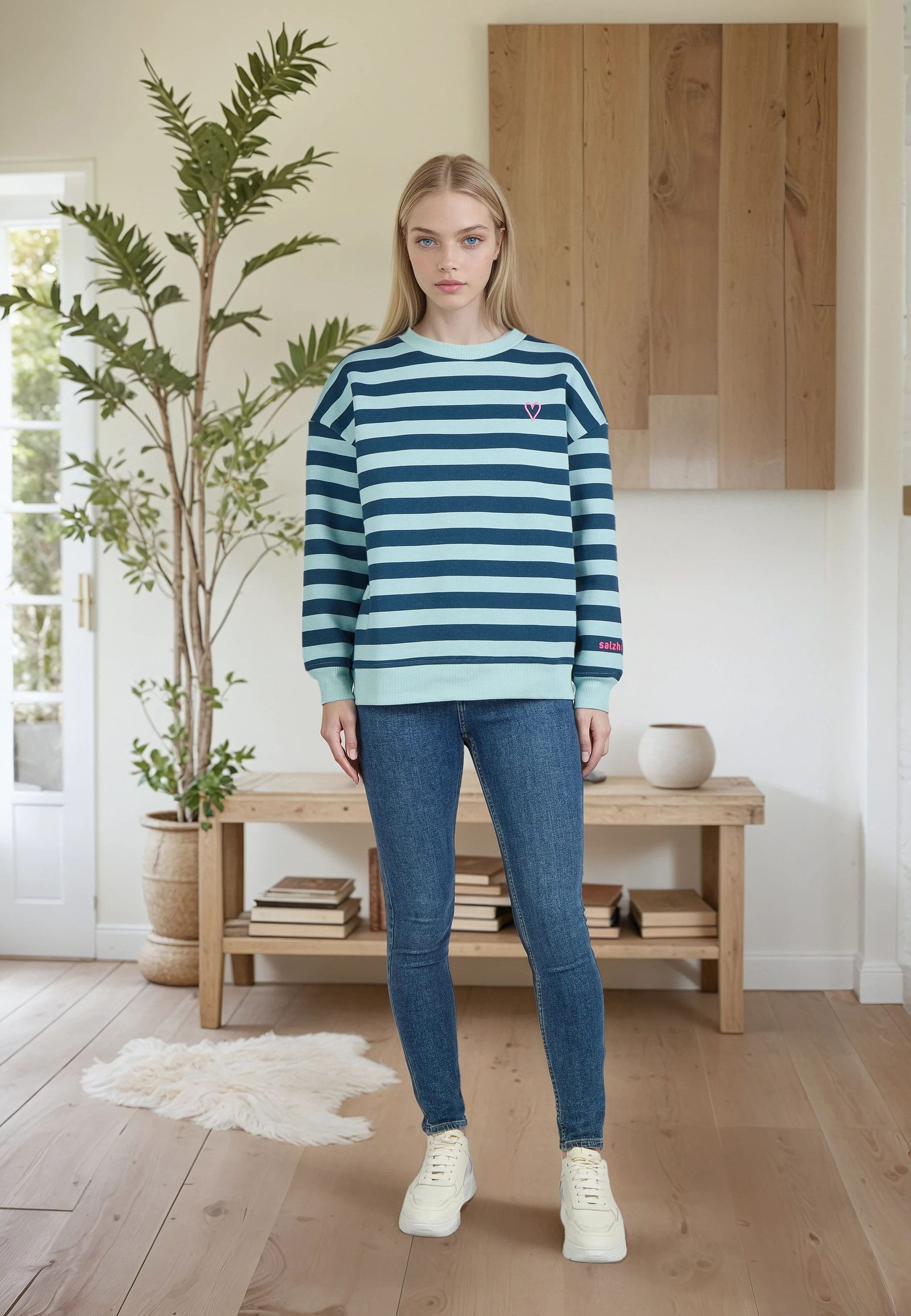 salzhaut Sweatshirt VEERMASTER Damen Relaxed-Fit