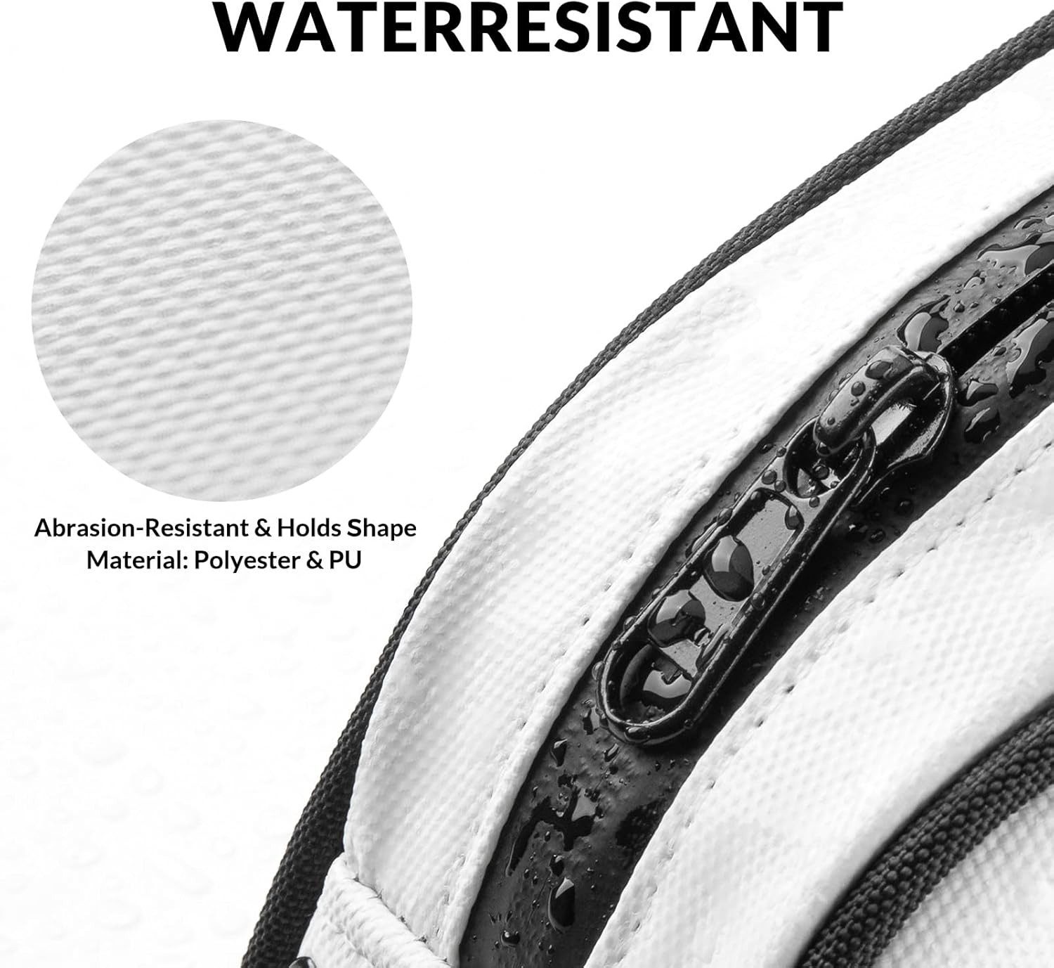 ROCKBROS Rahmentasche Wasserdichte reflektierende 0,7L Fahrradtasche für MTB/Rennrad Weiß