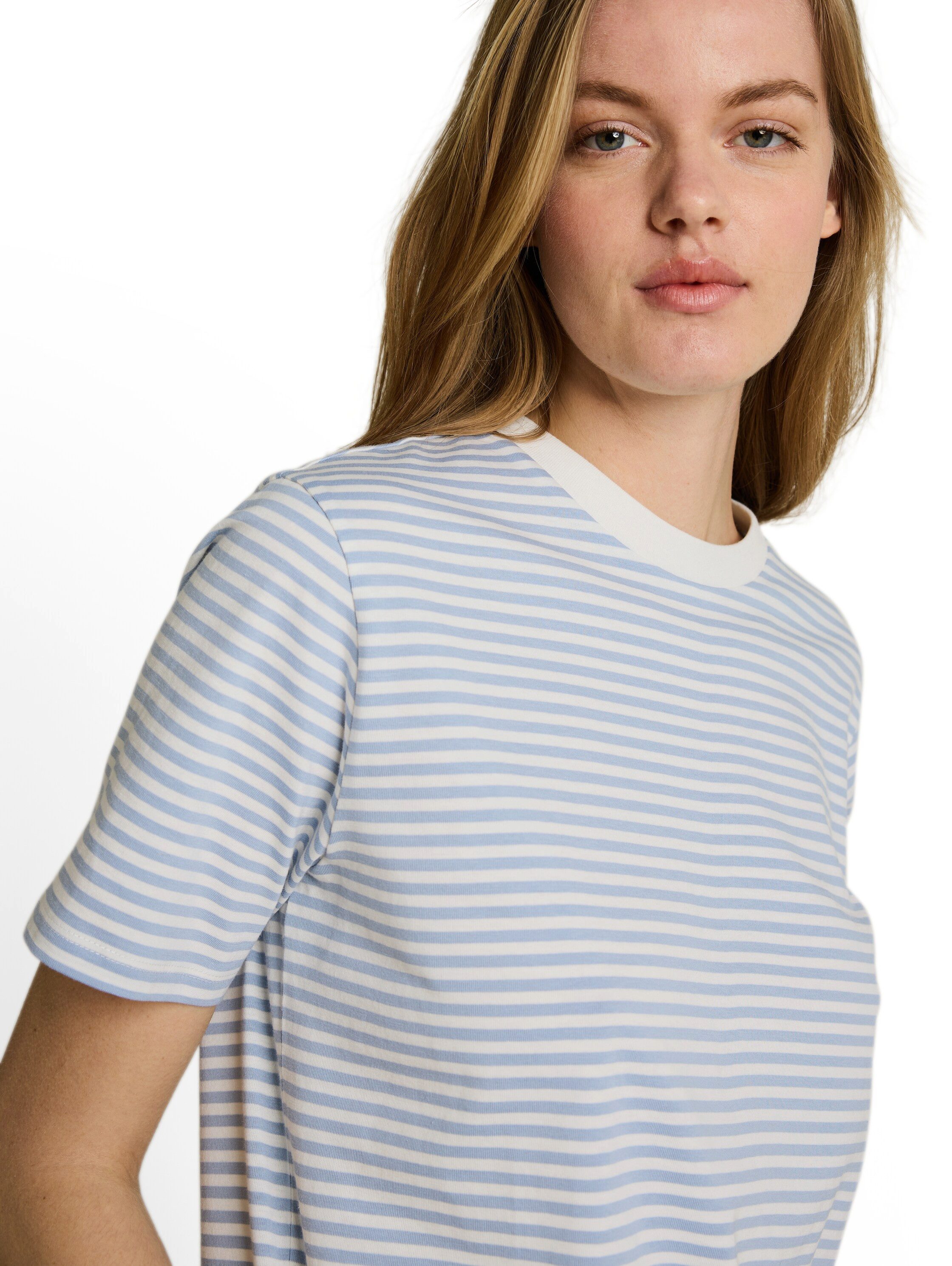 TOM TAILOR Denim T-Shirt mit Streifen Muster