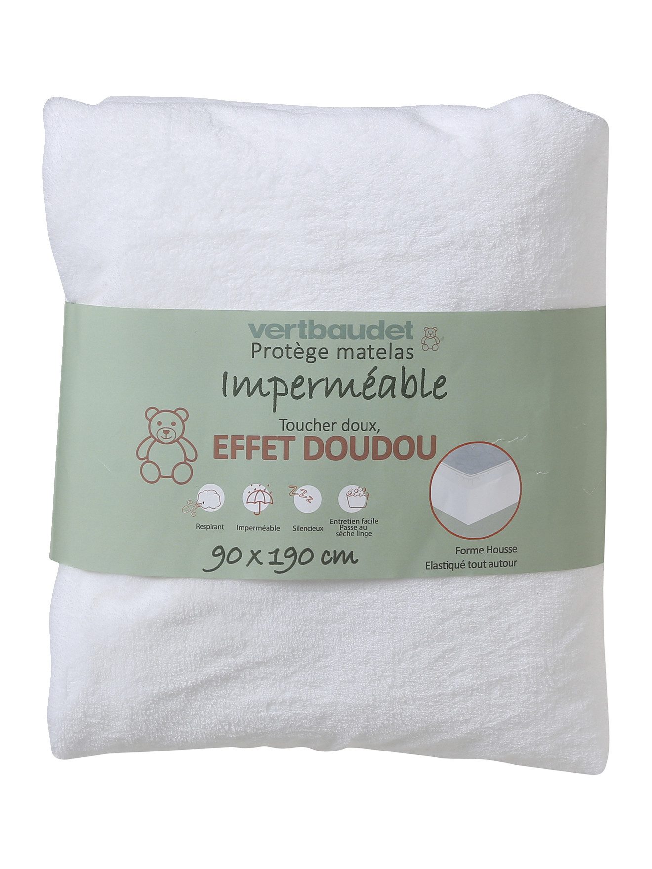 Matratzenschutzbezug Kindermatratzen-Schonbezug, weiche Mikrofaser vertbaudet