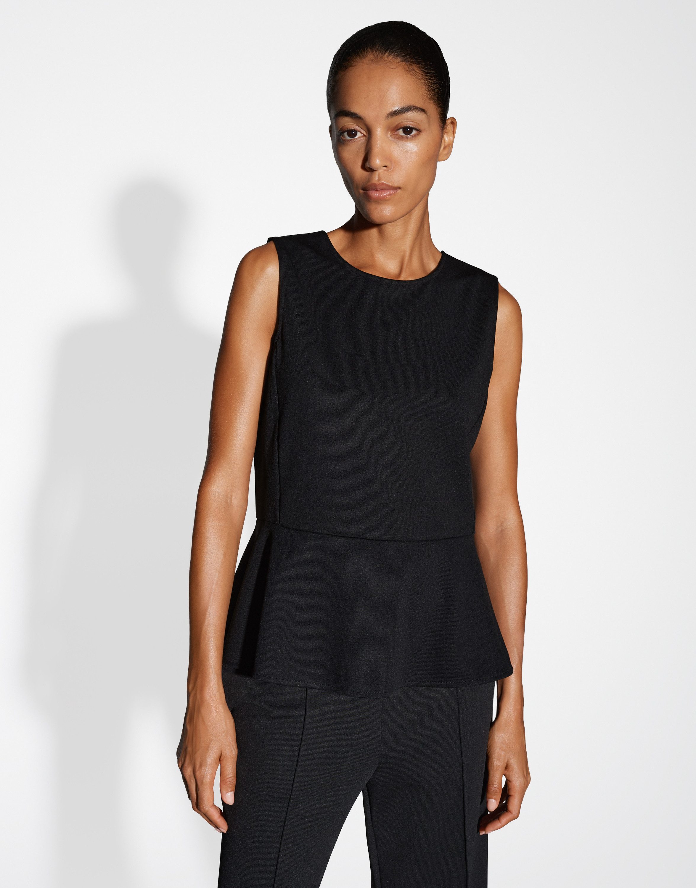 someday Shirttop KAHEDDA Slim mit angestelltem Schösschen