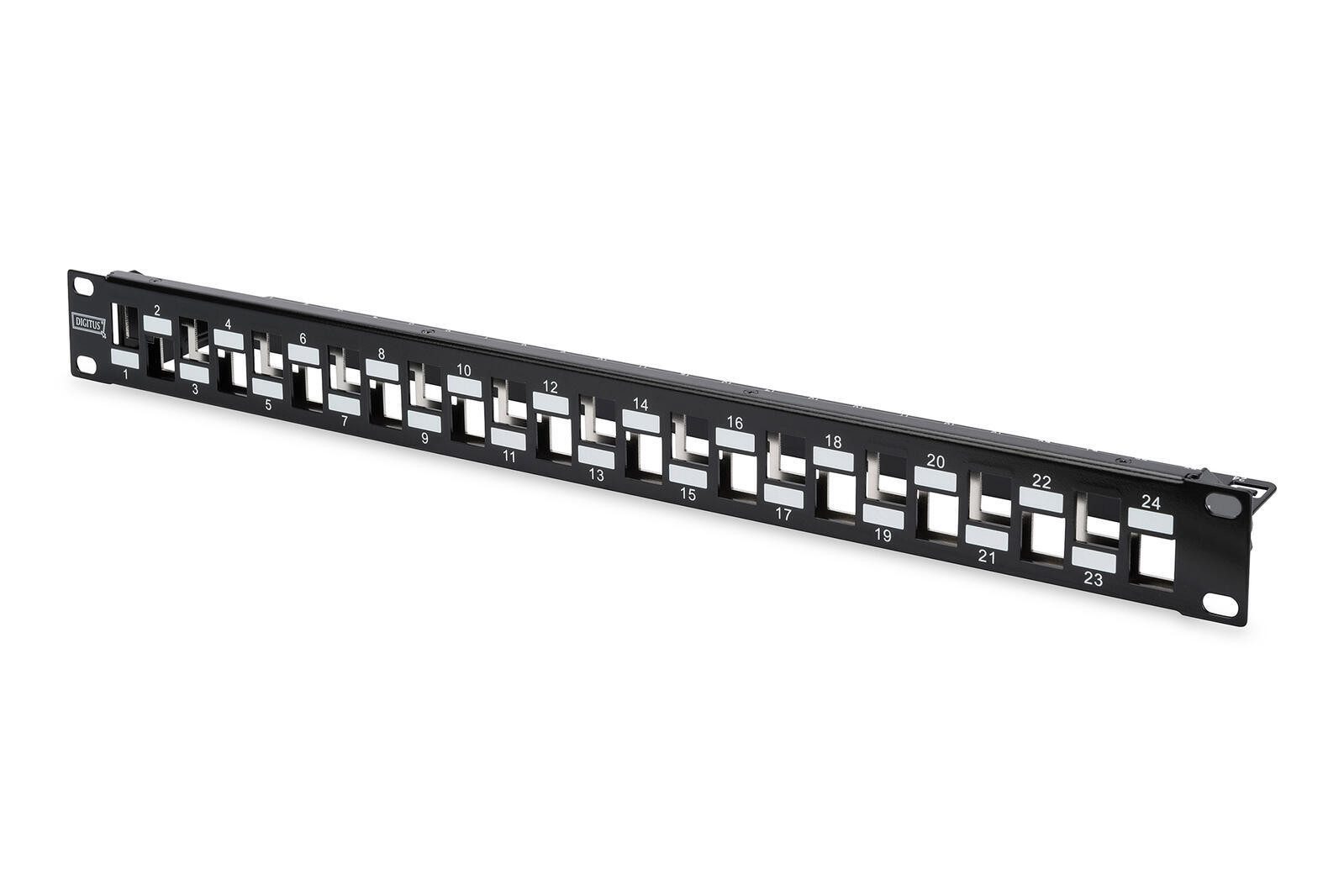 Digitus Modulares Patch Panel, 24-Port, abgestuft Netzwerk-Switch