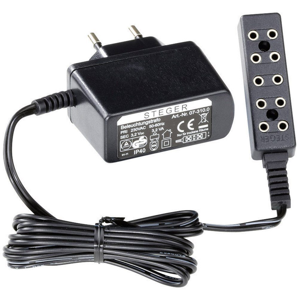 Kahlert Licht Krippen-Zubehör Kahlert Licht 60959 Beleuchtungstrafo 230 V mit Verteilerleiste