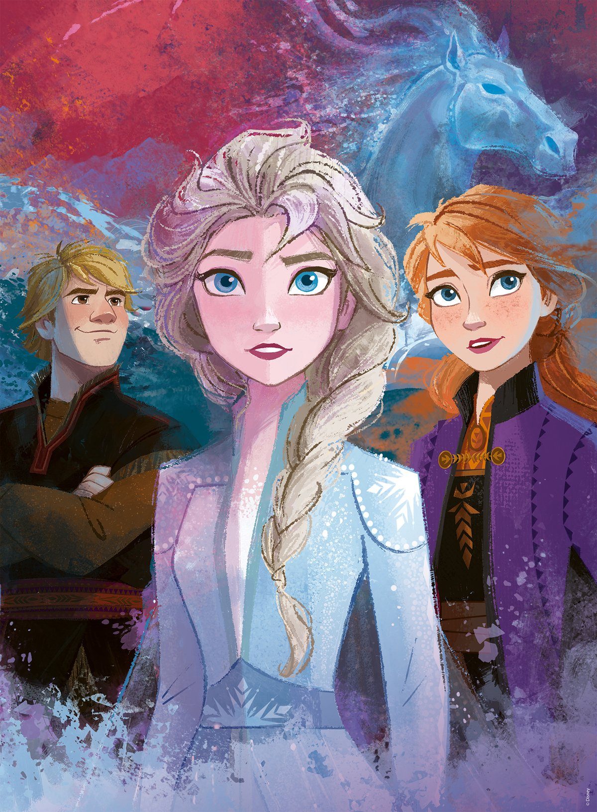 Ravensburger Puzzle Elsa, Anna und Kristoff, günstig online kaufen
