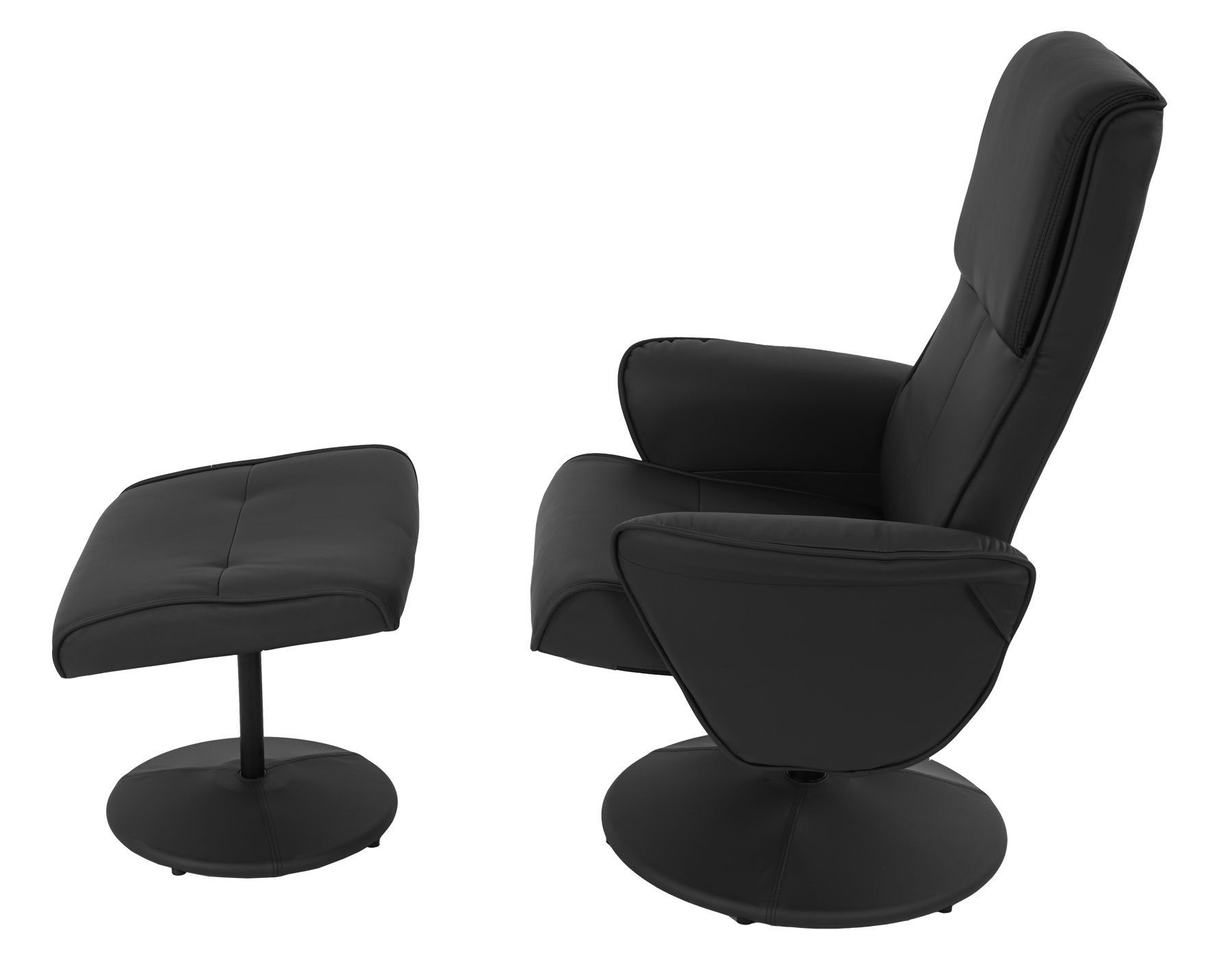 MCW Relaxsessel Stockholm, 360° drehbar, Stufenlos verstellbare Rückenlehne