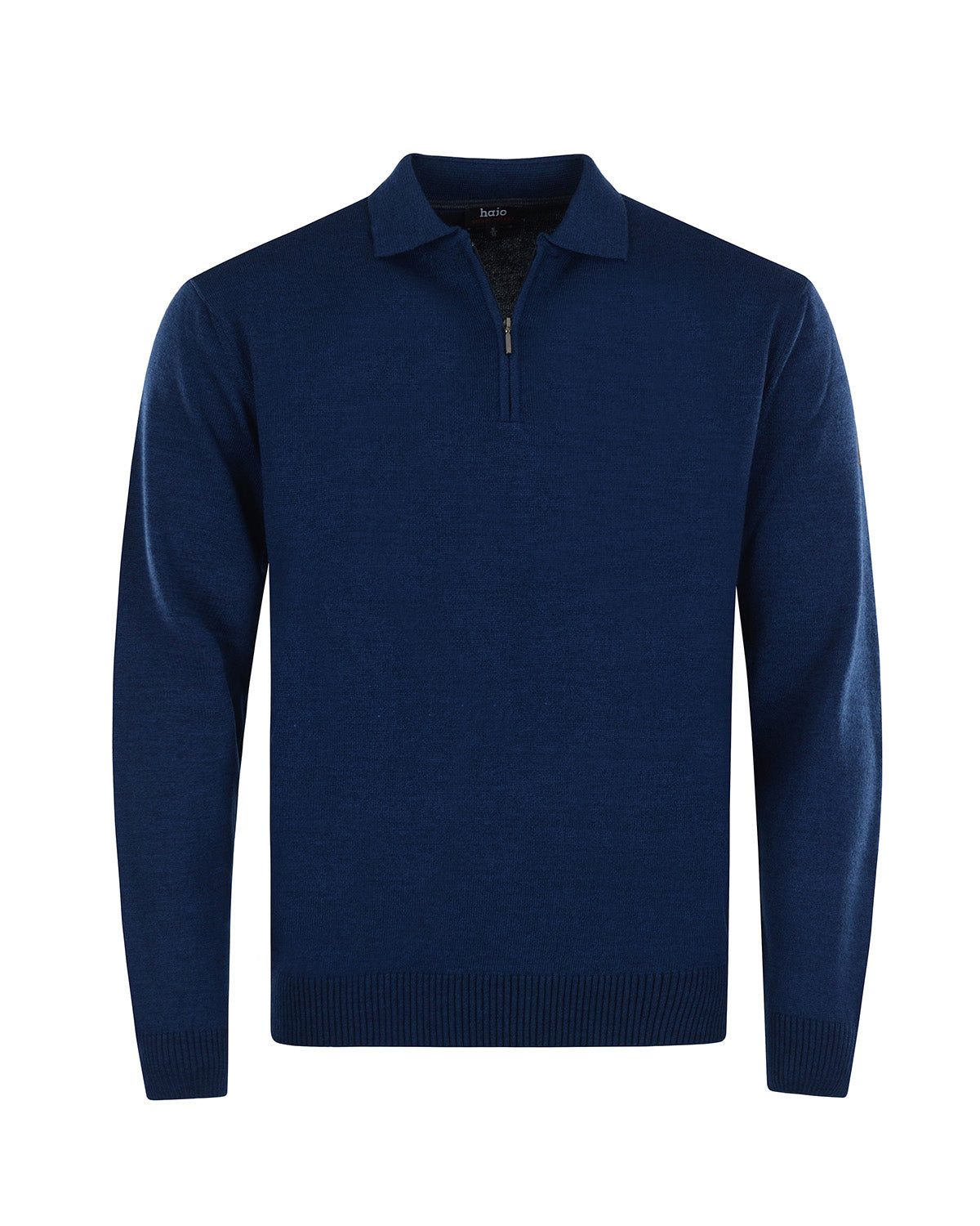 Hajo Langarm-Poloshirt kratzfreier Pullover mit Polokragen
