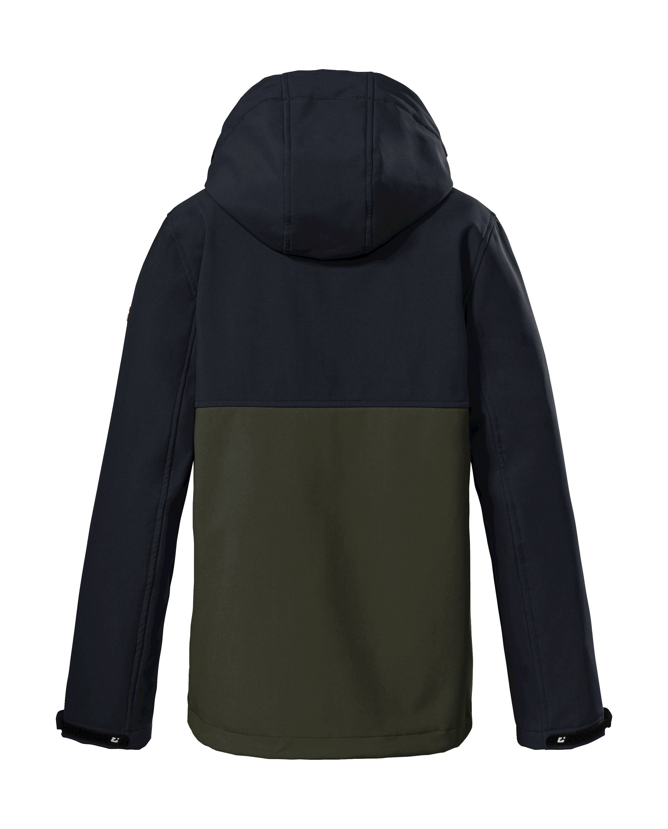 Killtec Softshelljacke KOW 203 BYS SFTSHLL JCKT Wind- und wasserabweisende Softshelljacke mit verstellbaren Details
