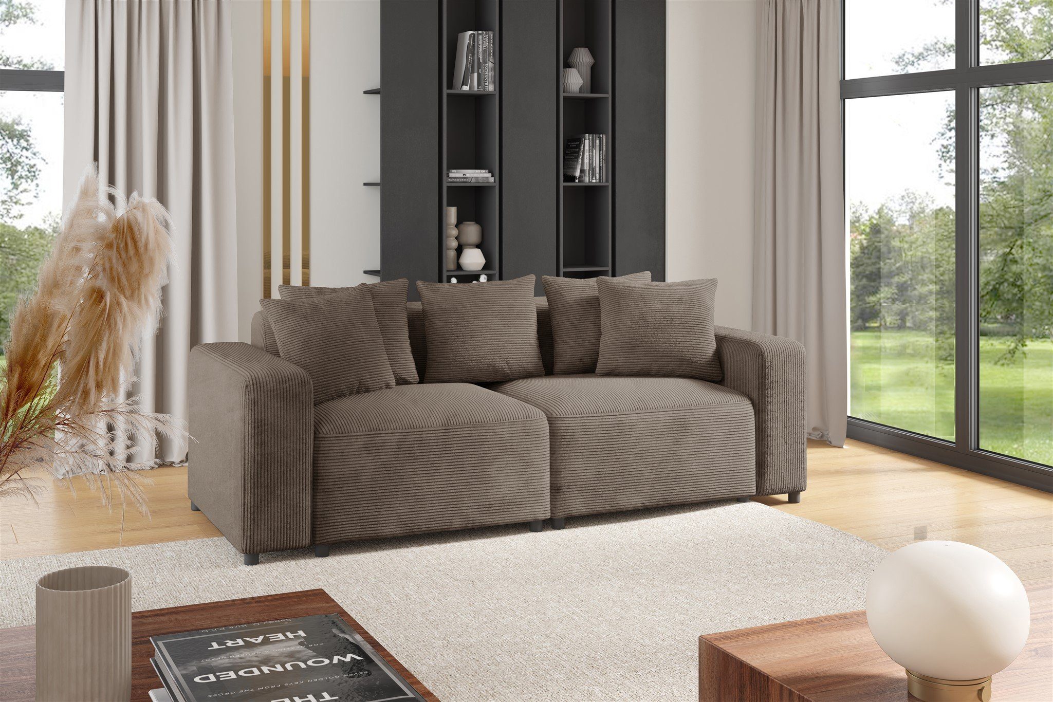 Fun Möbel 2-Sitzer Sofa Designersofa MEGAN günstig online kaufen