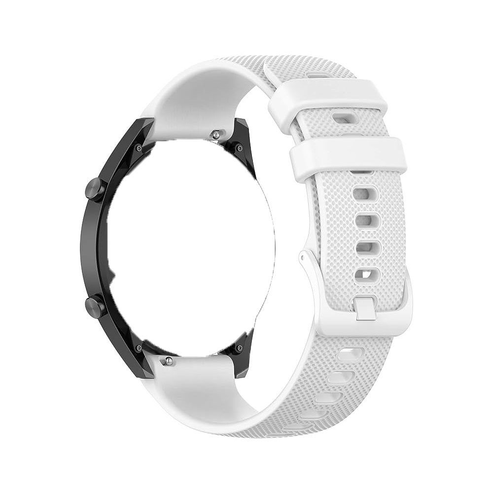 FELIXLEO Uhrenarmband Silikon Weiß Uhrenarmband Uhrenarmbänder Silikon Ersatzarmband,18mm