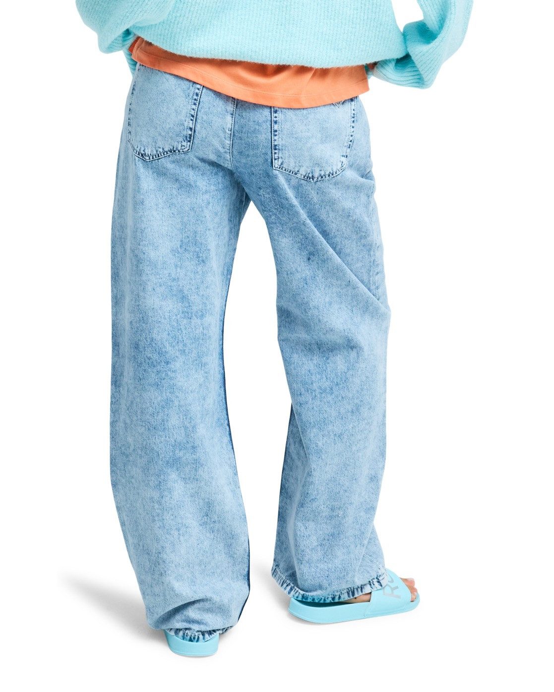 Roxy Loose-fit-Jeans Saltwater Mid Sunbleached