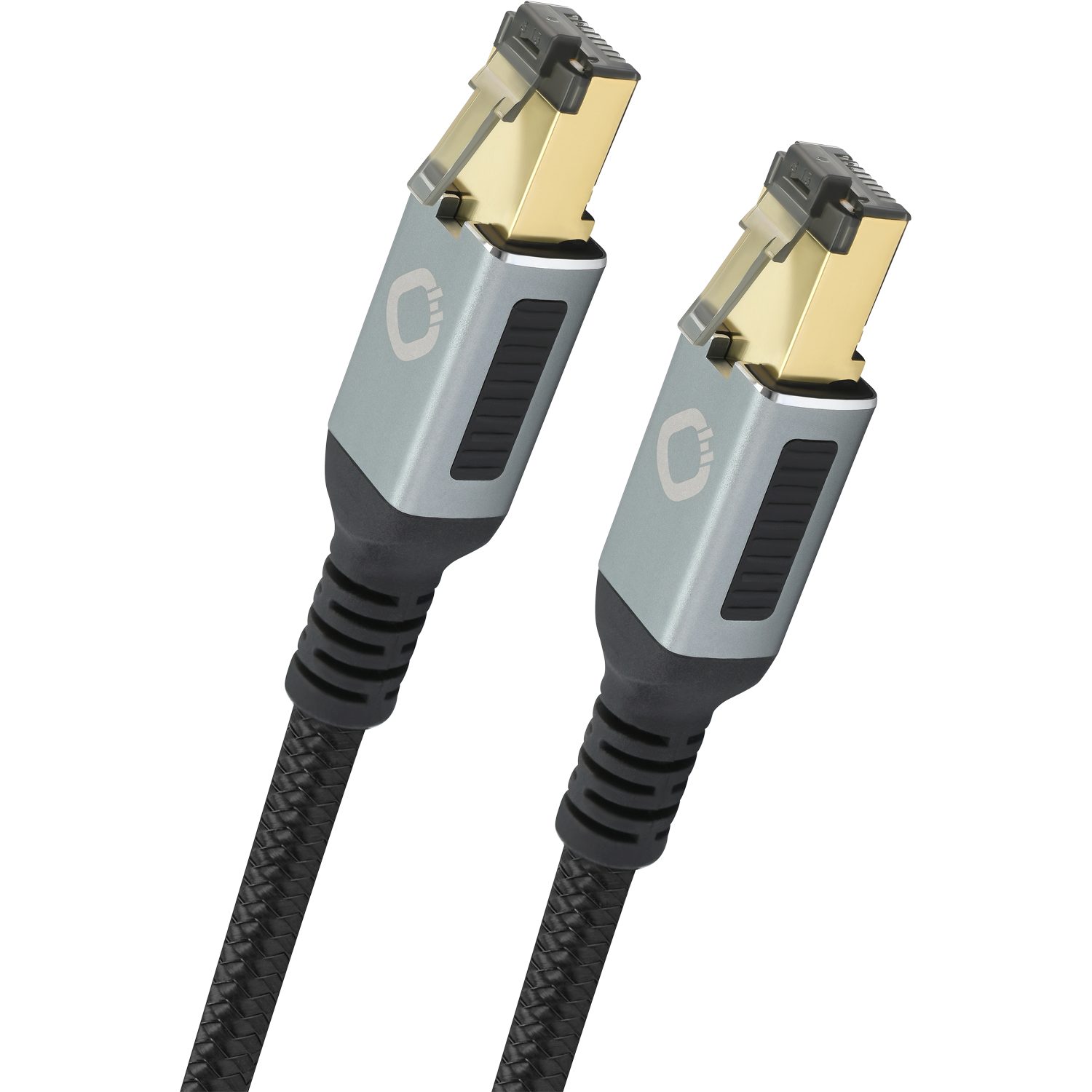 OEHLBACH Stream Primus High End Streaming & Netzwerk Kabel Cat 8.1 Netzwerkkabel, RJ-45, RJ45 (25 cm), Flexibel, Nylonummantelung