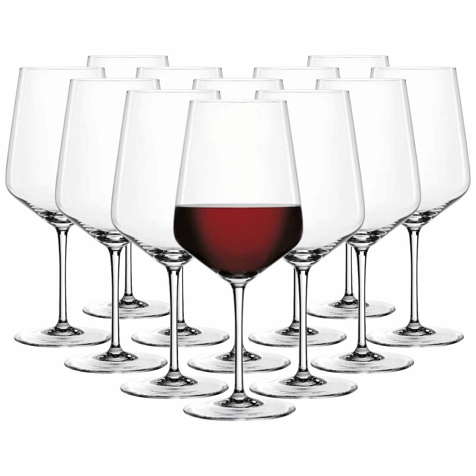 SPIEGELAU Rotweinglas Style Rotweingläser 630 ml 12er Set, 12-tlg., Glas