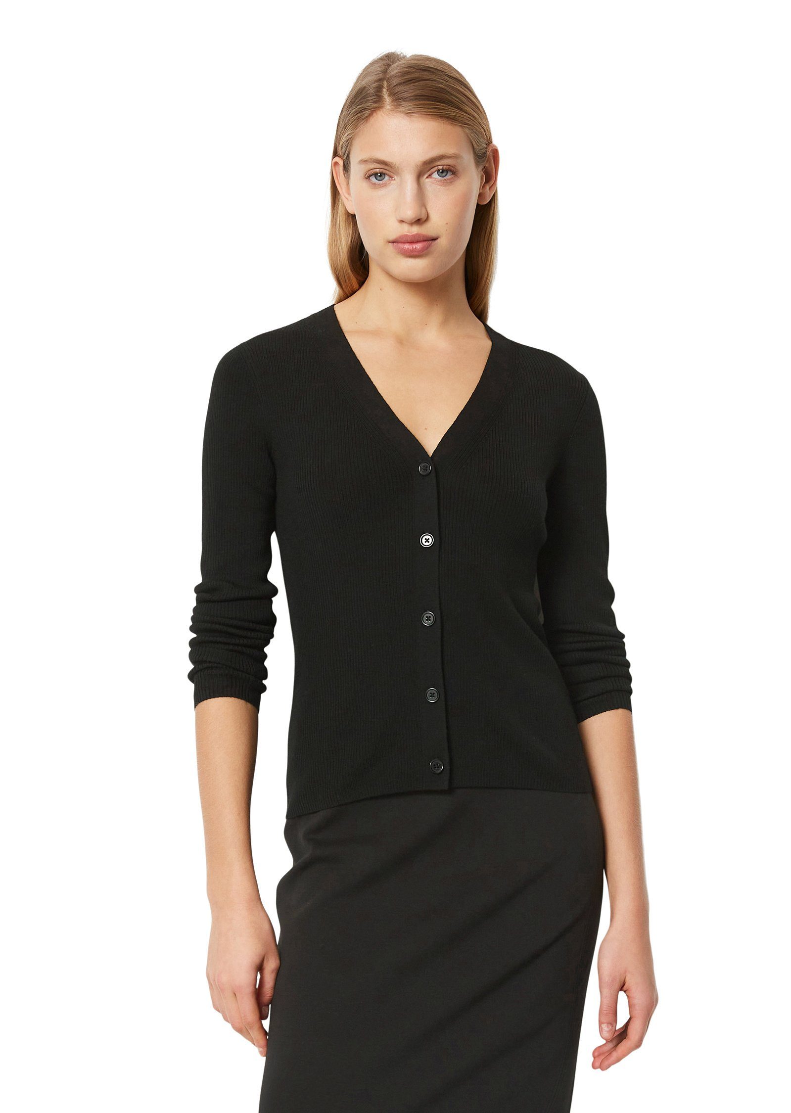 Marc O'Polo Cardigan aus softer Merinowolle