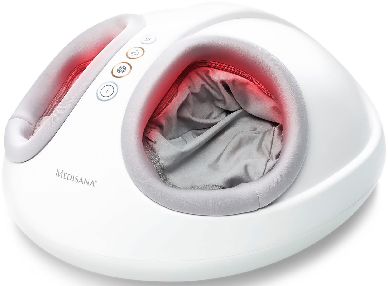 medisana Fußmassagegerät FM 888, Shiatsu-Massage, Kompressionsmassage, komfortabel bis Schuhgröße 46