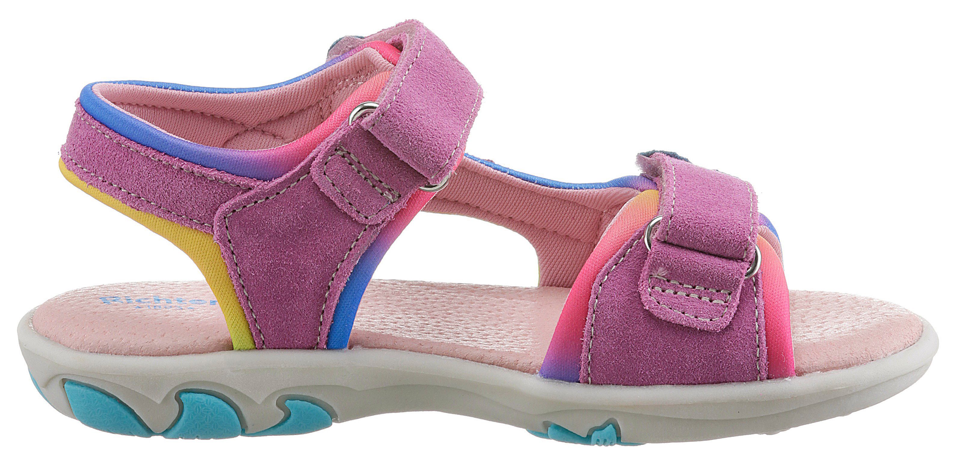 individuellem rosa-multi Dora Batik-Farbverlauf Richter Sandale mit