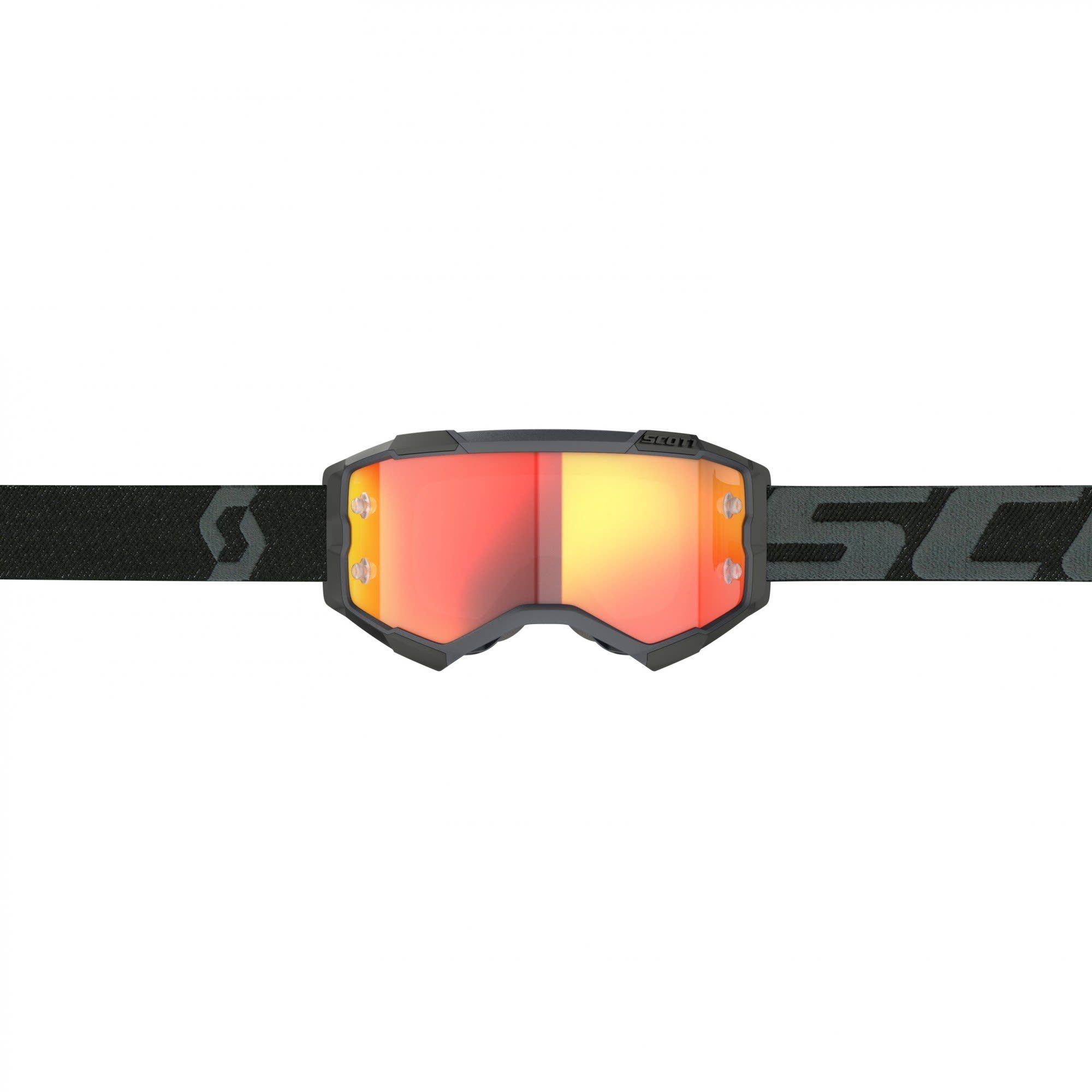 Scott Black Orange Scott Fury Fahrradbrille - Works Chrome Goggle Accessoires
