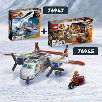 LEGO® Konstruktionsspielsteine »Quetzalcoatlus: Flugzeug-Überfall (76947), LEGO® Jurassic World«, (306 St), Made in Europe