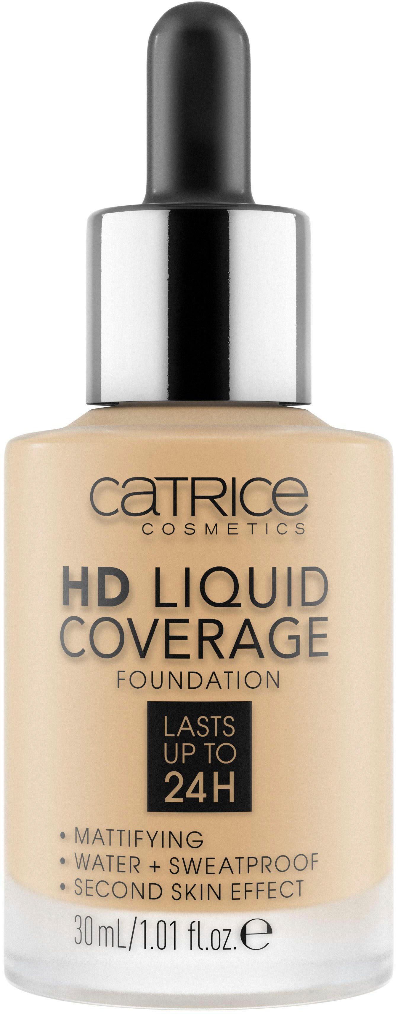 Catrice Foundation HD Liquid Coverage Foundation, mit leichter Textur