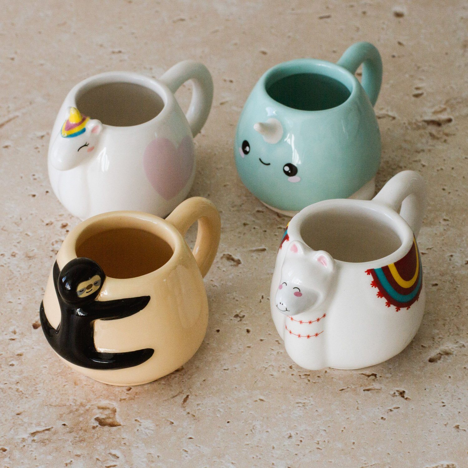 Thumbs Up Espressotasse »Tassen Set "Animal Espresso Mug" (4er Set