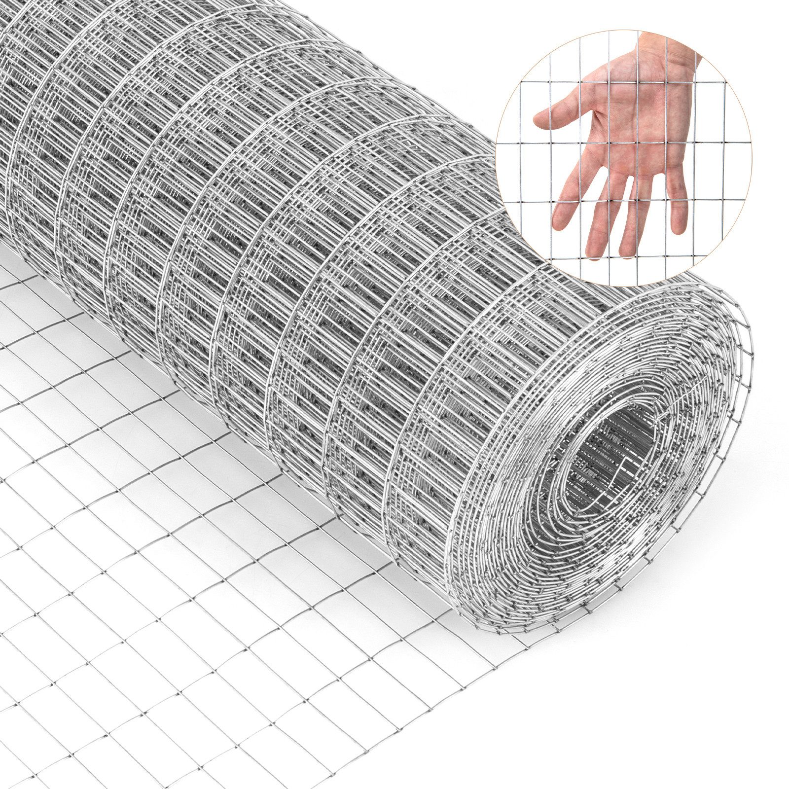 COSTWAY Schweißgitter, (1-St), Drahtgitter, Drahtzaun, Volierendraht, feinm günstig online kaufen