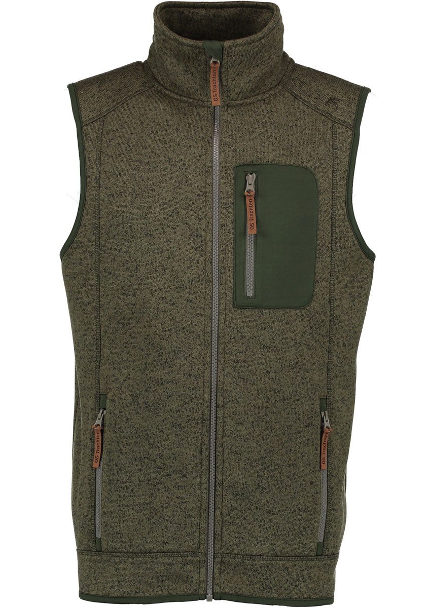 OS Trachten Fleeceweste Klesi Weste mit hochgeschlossenem Kragen günstig online kaufen