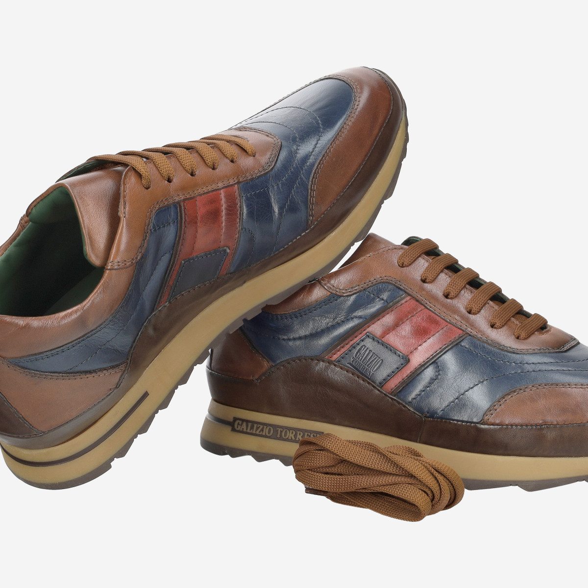 Galizio Torresi Galizio Torresi 414858 V70520, Sneaker, Blau, kombiniert, Herren Sneaker