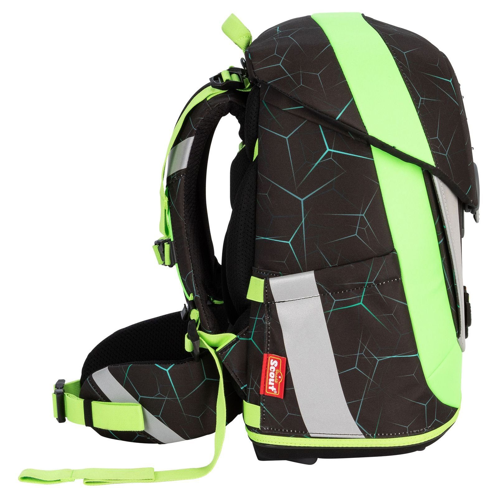 Scout Schulranzen Sunny II Set 5-teilig (Set, 4-tlg)