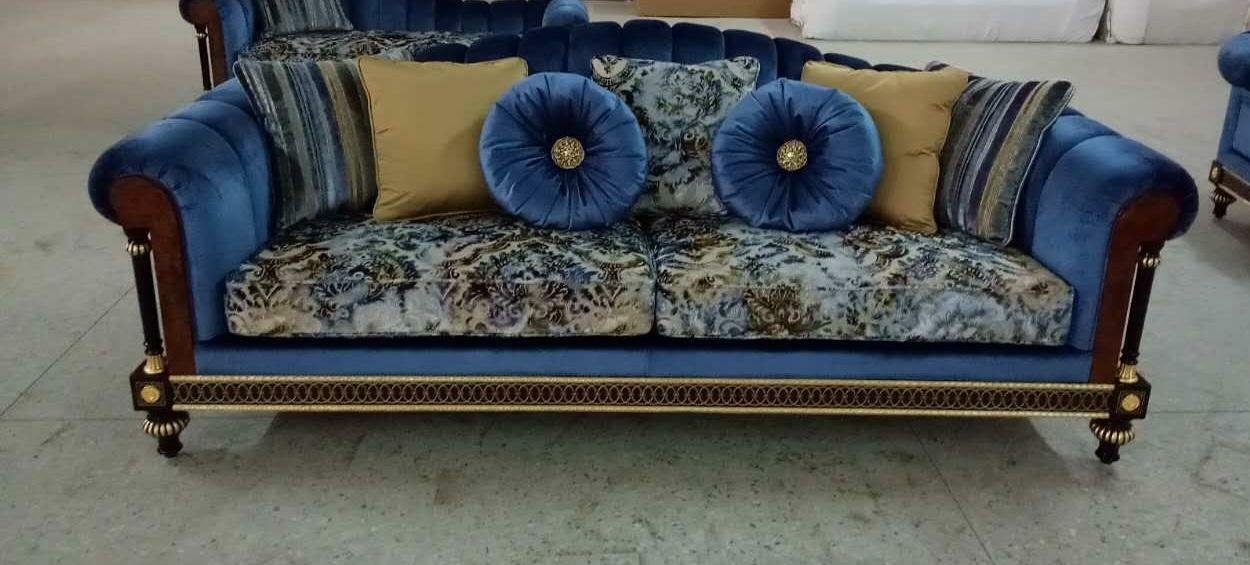 JVmoebel Sofa E69 Klassische Rokoko, Barock 3+1 Couch Couchen in Made Europe Sofagarnitur