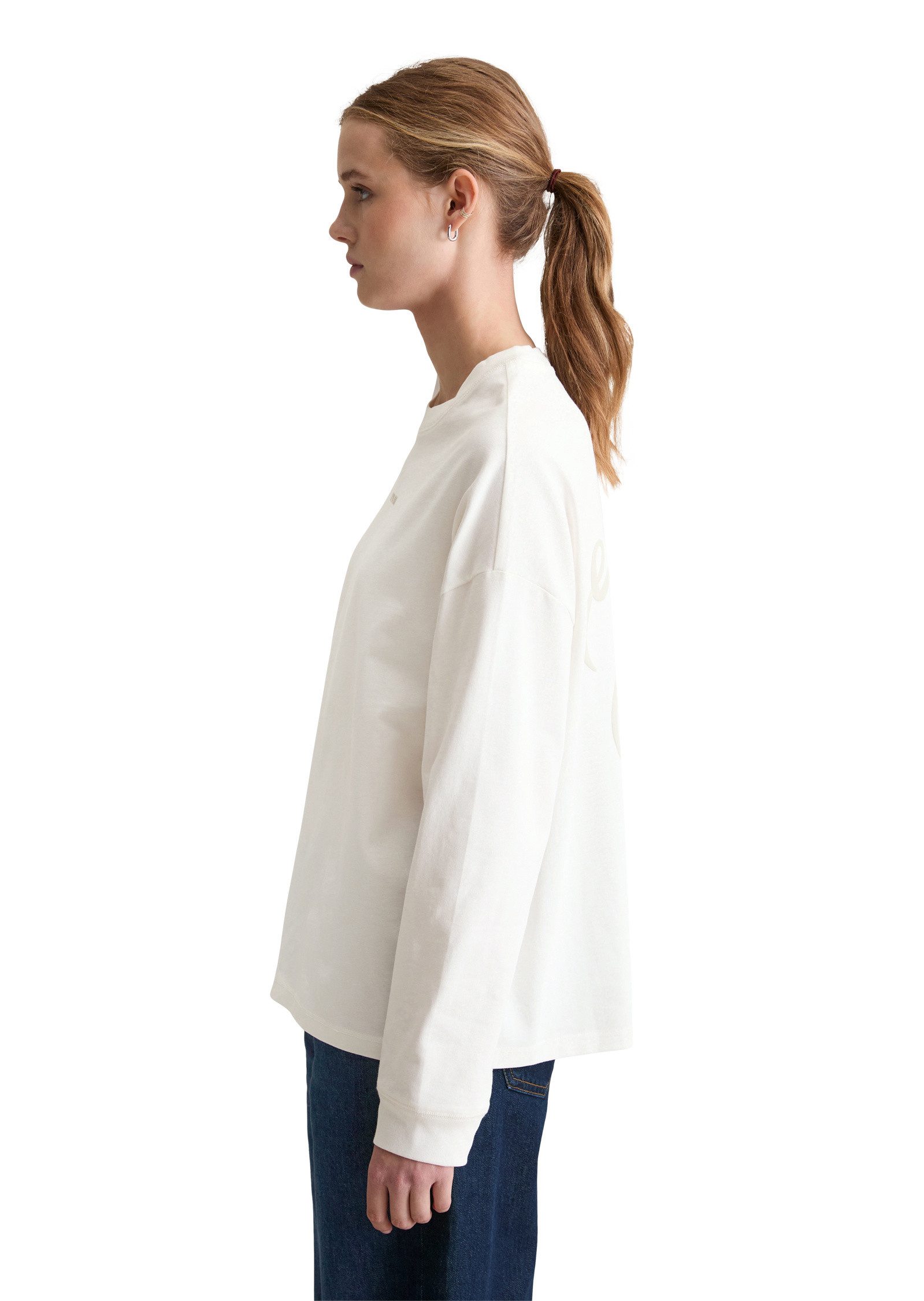 Marc O'Polo DENIM Langarmshirt aus Organic Cotton günstig online kaufen