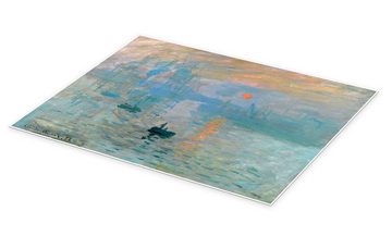 Posterlounge Poster Claude Monet, Impression, Sonnenaufgang, Badezimmer Malerei