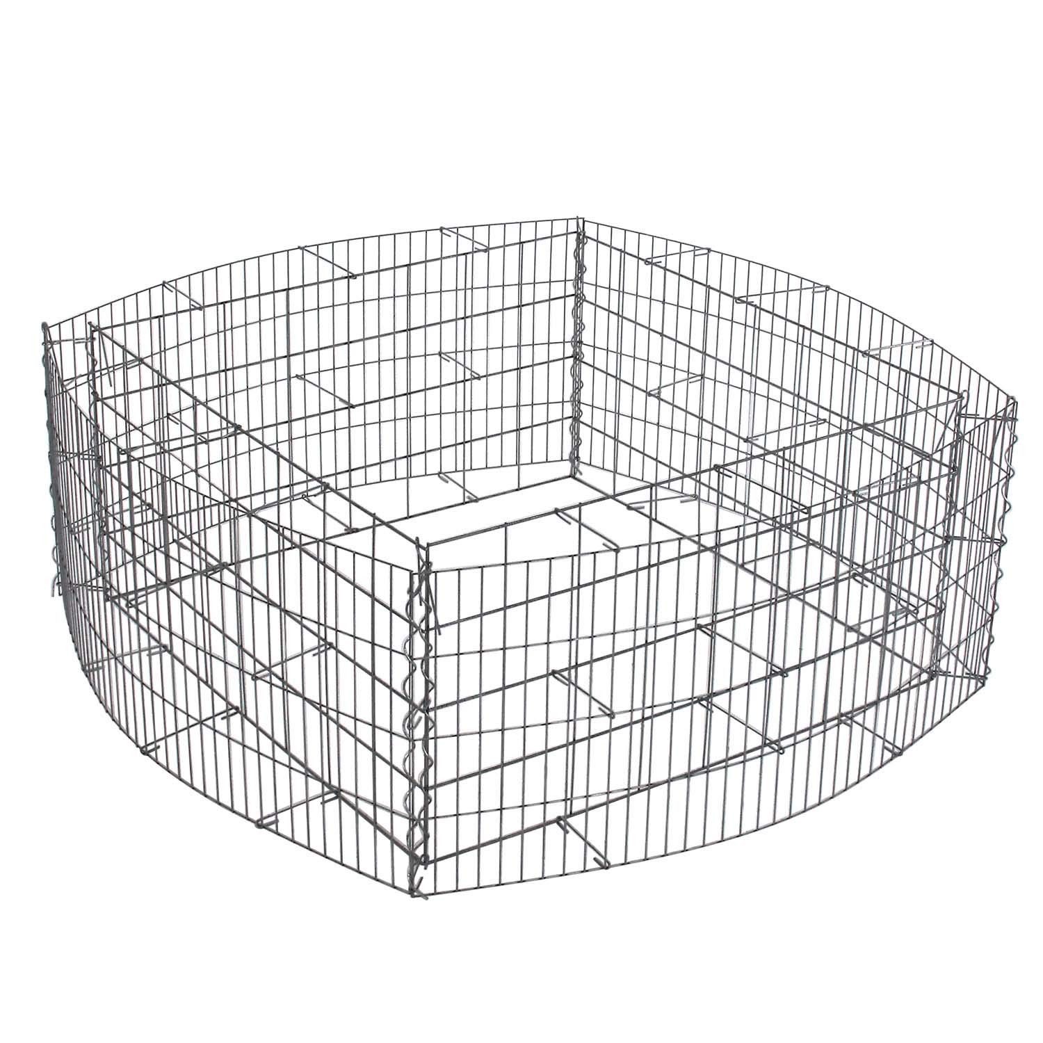 bellissa Haas GmbH Hochbeet Gabionen Hochbeet basic 4-eck, Bausatz inkl. Trennfolie