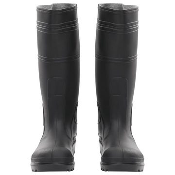 vidaXL Wathose Gummistiefel Schwarz Größe 38 PVC