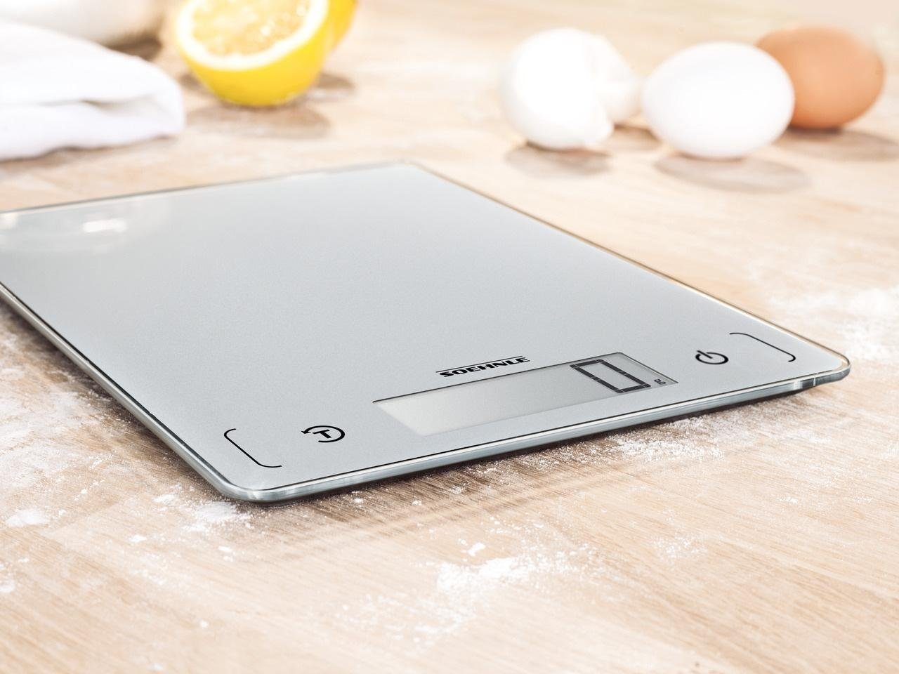 Soehnle Slim, Küchenwaage Page Comfort LCD-Anzeige 300