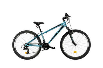 T&Y Trade Mountainbike 24 Zoll Alu Aluminium Kinder Mädchen Fahrrad Mtb Mountainbike TER-Blau, 18 Gang Shimano, Kettenschaltung, Alu,Federgabel, 18 Gang