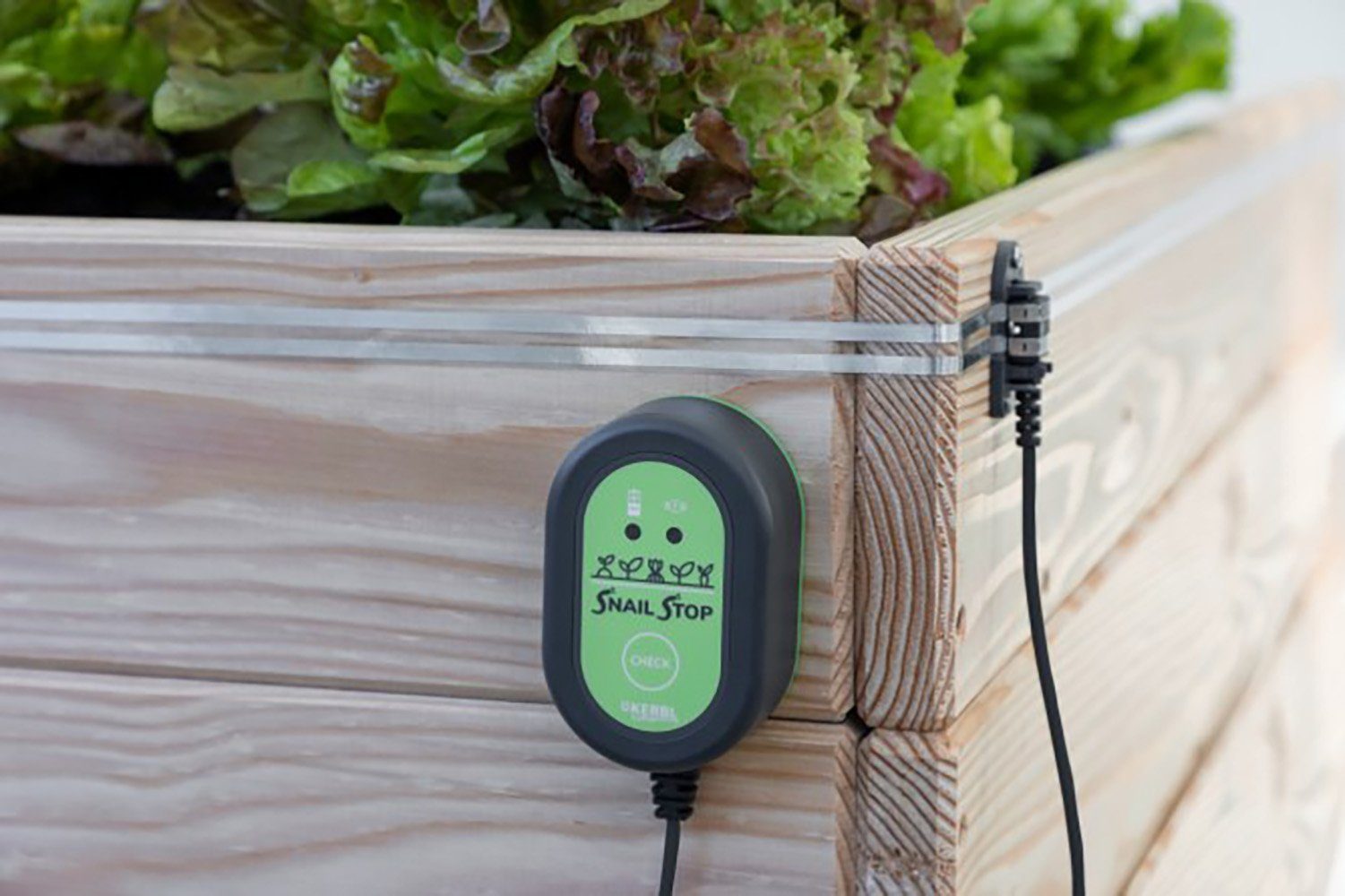 Kerbl Schneckenzaun Kerbl SnailStop Starter Set, Elektrischer Schneckenzaun, 291130, 3-St.