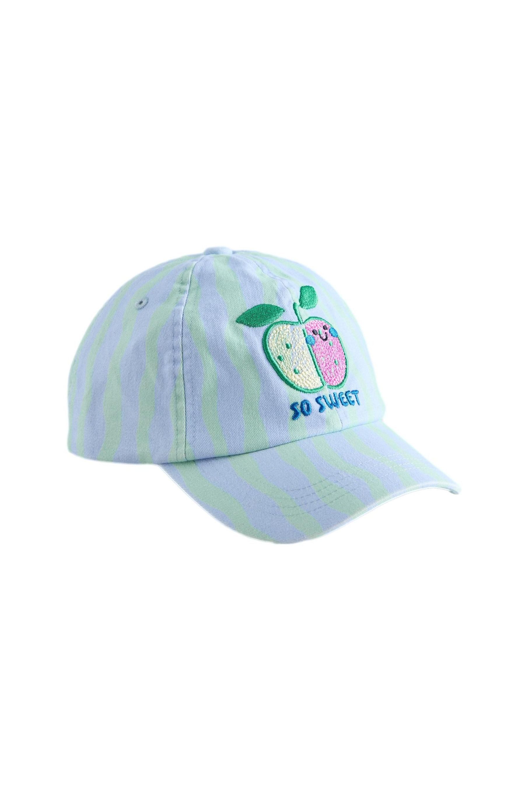 Sonnenhut Cap mit Apfel-Placementprint