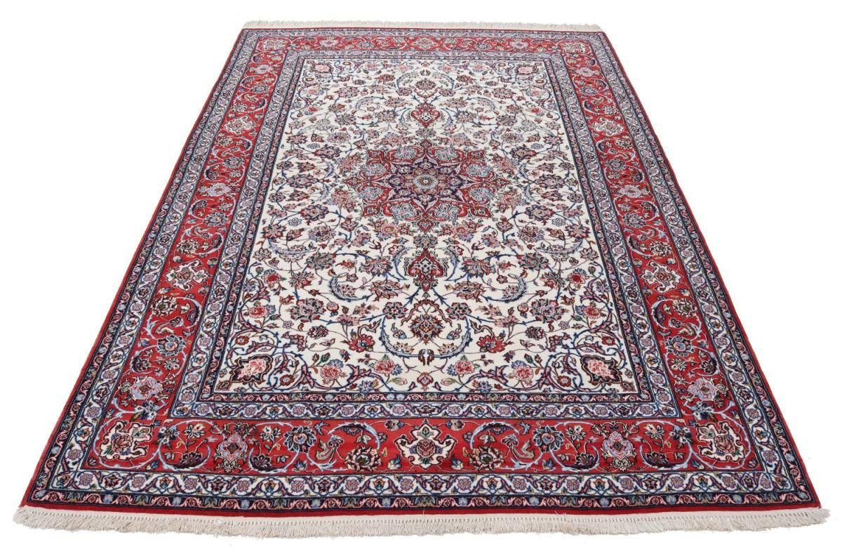 Nain 8 Orientteppich 159x241 Handgeknüpfter Isfahan Trading, Höhe: Orientteppich, Seidenkette mm rechteckig,
