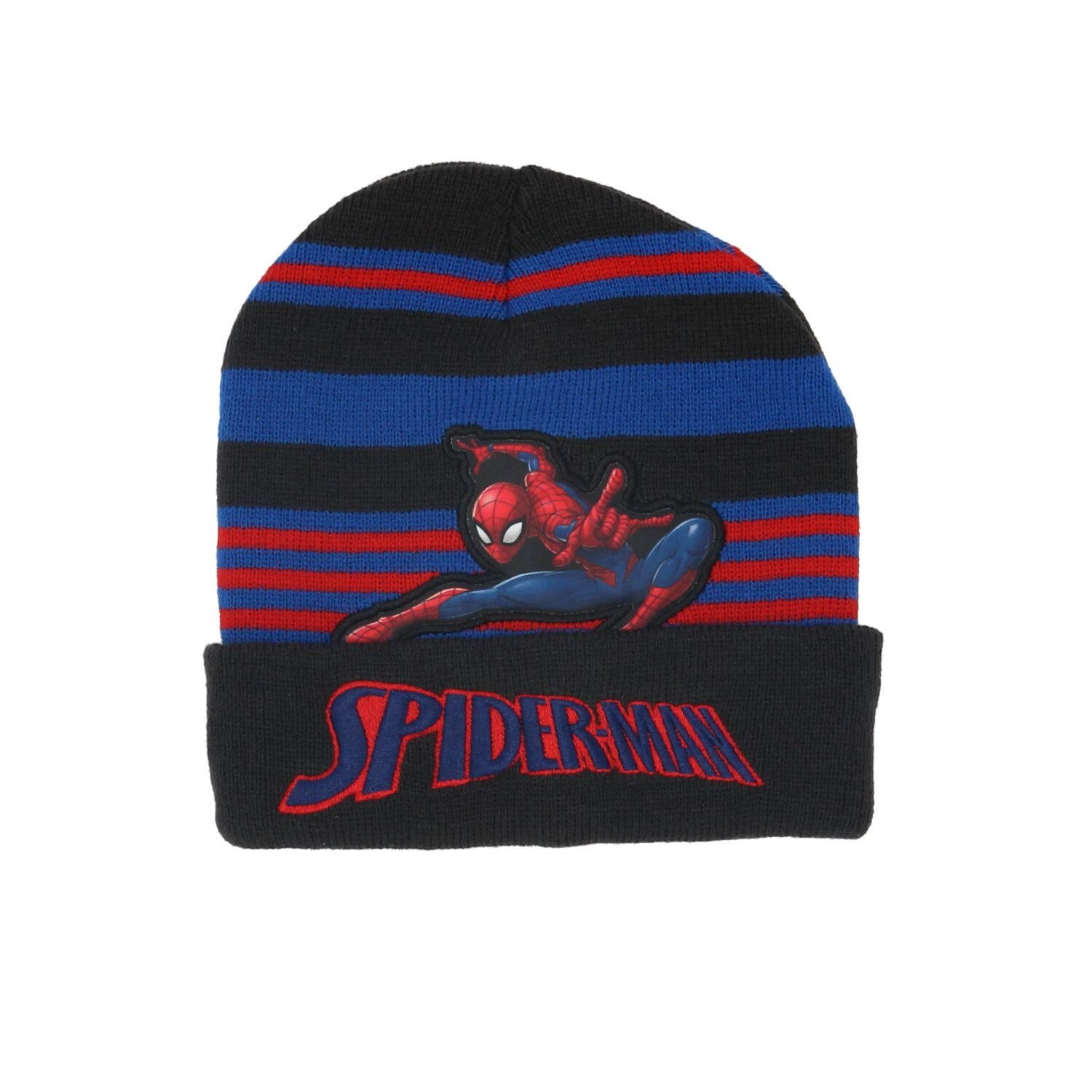 Spiderman Strickmütze Mütze für Kinder & Jungendliche in One Size